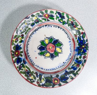 Glazed Majolica Plates, 1800s-OJE-2024305