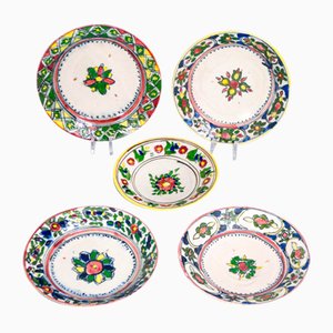 Glazed Majolica Plates, 1800s-OJE-2024305