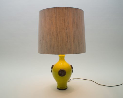 Glazed Table Lamp by Ugo Zaccagnini, 1960s-KQB-560640