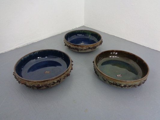 Glit Lava Ceramics Bowls & Vases by Ragnar Kjartansson, 1960s, Set of 7-RDW-1722418