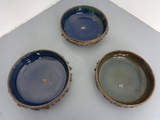 Glit Lava Ceramics Bowls & Vases by Ragnar Kjartansson, 1960s, Set of 7-RDW-1722418