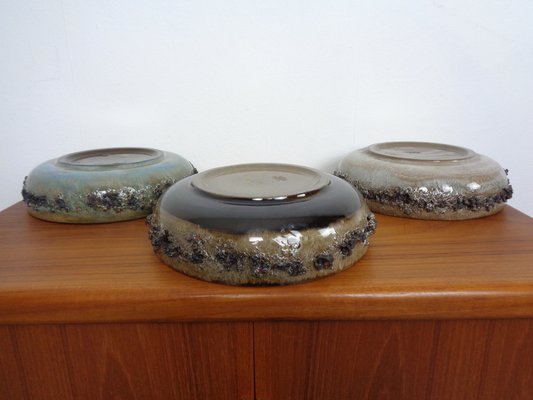 Glit Lava Ceramics Bowls & Vases by Ragnar Kjartansson, 1960s, Set of 7-RDW-1722418