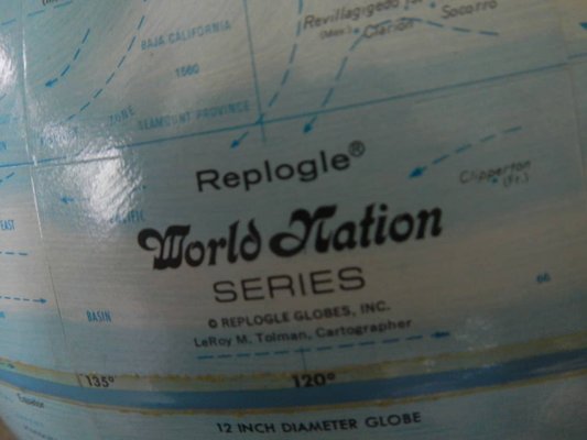 Globe from Le Roy M. Tolman Cartographer, 1970s-WWQ-568584