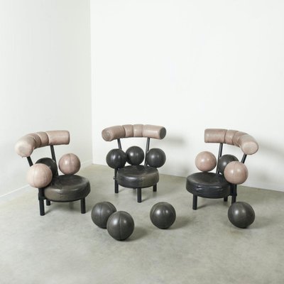 Globe Modular Sofa or Chairs by Peter Opsvik for Stokke Furniture, 1980s, Set of 4-TWF-1813340