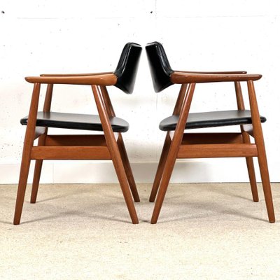 GM11 Dining Room Chair by Svend Aage Eriksen, 1960, Set of 4-KRJ-1823392