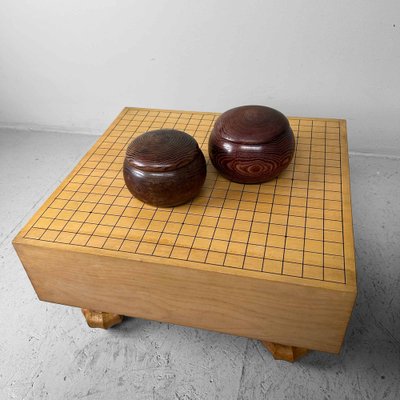 Go Game Board Goban Kaya, Japan, 1940s, Set of 3-DWL-1713157