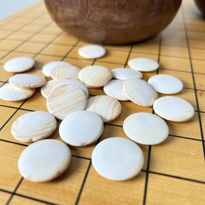 Go Game Board Goban Kaya, Japan, 1940s, Set of 3-DWL-1713157