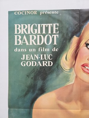 Godards Contempt with Brigitte Bardot Poster, 1963-CGX-2036700