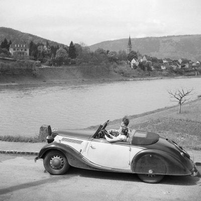 Going to Neckargemuend by Car Near Heidelberg, Germany 1936, Printed 2021-DYV-990652