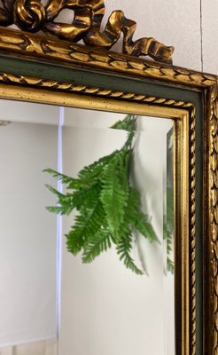 Gold and Green Mirror from Deknudt, 1970s-WZZ-828551