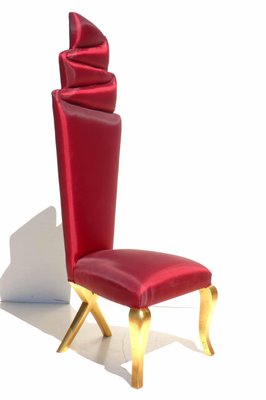 Gold and Red Chairs, Set of 2-KGD-1056309