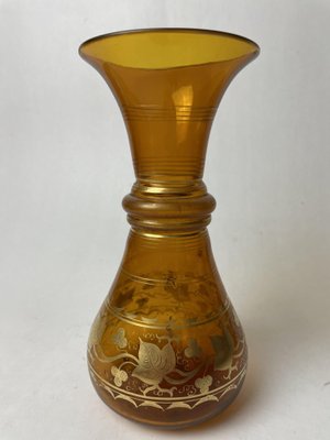 Gold Decor Glass Vase, 1920s-SDV-837246