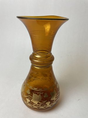 Gold Decor Glass Vase, 1920s-SDV-837246