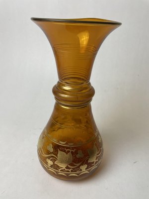 Gold Decor Glass Vase, 1920s-SDV-837246