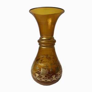 Gold Decor Glass Vase, 1920s-SDV-837246