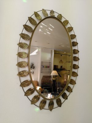 Gold Metal Mirror, 1970s-IDZ-2011562