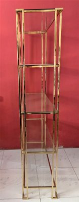 Gold Metal Shelf by Guy Lefevre, 1980s-IKW-787693