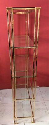 Gold Metal Shelf by Guy Lefevre, 1980s-IKW-787693