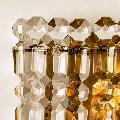 Gold-Plated Crystal Glass Chandeliers for Interna, 1960, Set of 4-VDW-910032