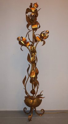 Gold-Plated Tree Floor Lamp by Hans Kögl, 1970s-ED-1387970