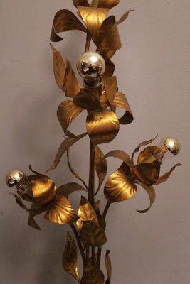 Gold-Plated Tree Floor Lamp by Hans Kögl, 1970s-ED-1387970