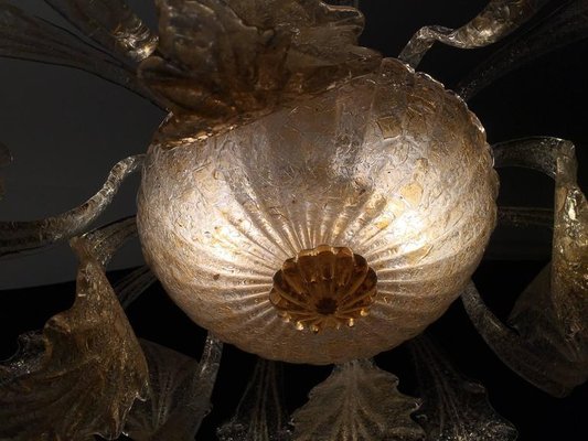 Gold Royal Chandelier by Barovier & Toso, 1980s-MBH-1032274