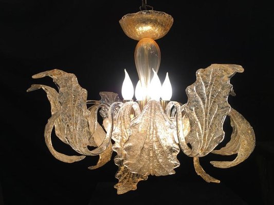 Gold Royal Chandelier by Barovier & Toso, 1980s-MBH-1032274