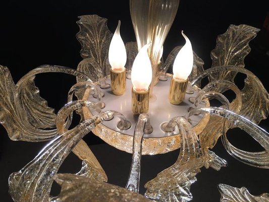 Gold Royal Chandelier by Barovier & Toso, 1980s-MBH-1032274