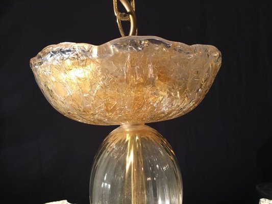 Gold Royal Chandelier by Barovier & Toso, 1980s-MBH-1032274