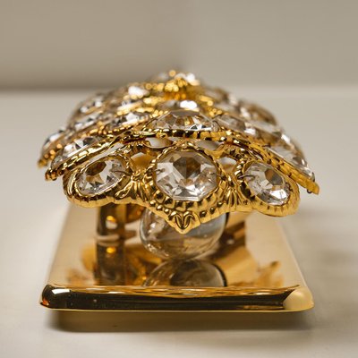 Gold Toned Crystal Sconce from Peris Andreu, Spain, 1960-VDW-1239286