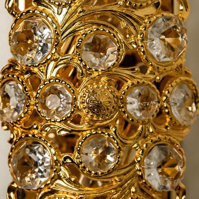 Gold Toned Crystal Sconce from Peris Andreu, Spain, 1960-VDW-1239286