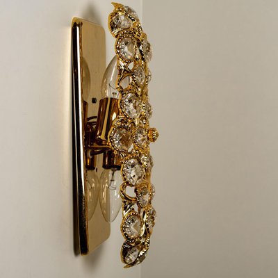 Gold Toned Crystal Sconce from Peris Andreu, Spain, 1960-VDW-1239286