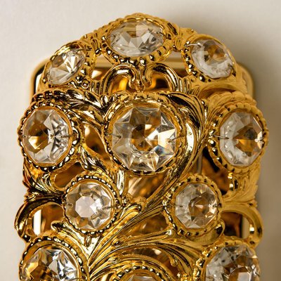 Gold Toned Crystal Sconce from Peris Andreu, Spain, 1960-VDW-1239286