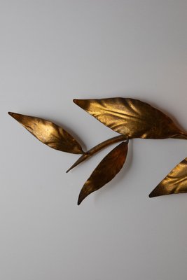 Gold Wall Sconce by Hans Kögl, Germany, 1970s-ASK-1793002