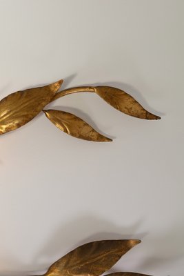 Gold Wall Sconce by Hans Kögl, Germany, 1970s-ASK-1793002