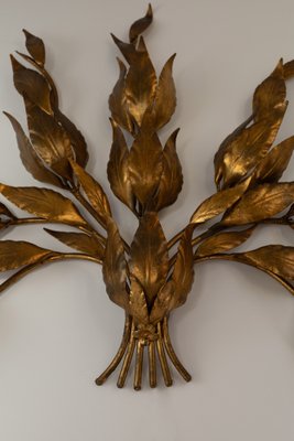 Gold Wall Sconce by Hans Kögl, Germany, 1970s-ASK-1793002