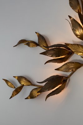 Gold Wall Sconce by Hans Kögl, Germany, 1970s-ASK-1793002