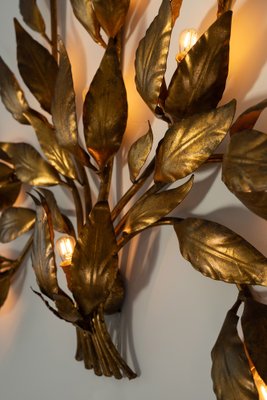 Gold Wall Sconce by Hans Kögl, Germany, 1970s-ASK-1793002