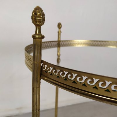 Golden Brass Bar Trolley, 1970s-EAD-2034478