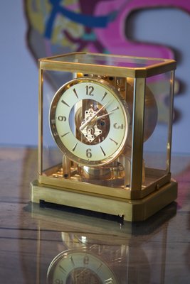 Golden Brass Türler Clock from Jaeger-LeCoultre-LA-1355082