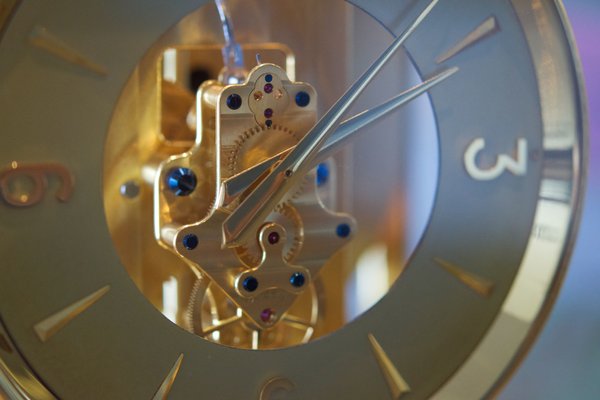 Golden Brass Türler Clock from Jaeger-LeCoultre-LA-1355082