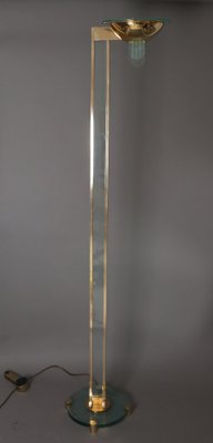 Golden Floor Lamp Gold Plated, Italy, 1980s-ESB-1729588