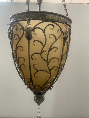 Golden Iron and Glass Lanterns, 1970s-IJR-1396795