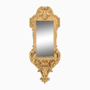 Golden Mirror with Shelf-NQ-1721220