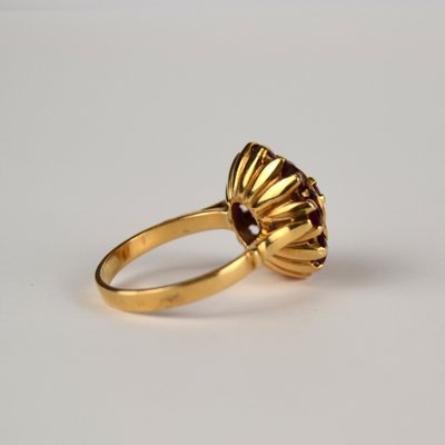 Golden Ring with Rubies-AOU-1815383