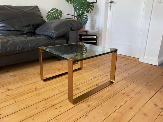 Golden Side Table by Ronald Schmitt, 1970s-WSA-965384