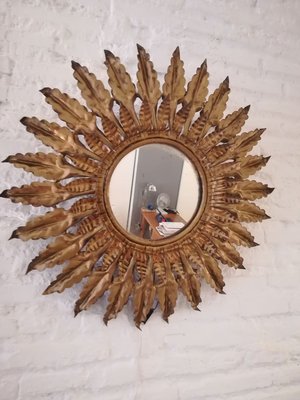 Golden Sun Mirror, 1950s-QY-803235