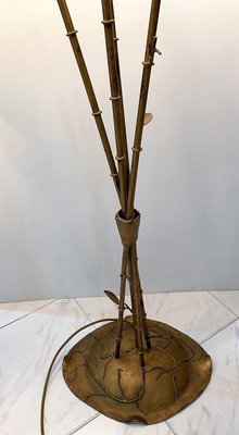 Golden Wrought Iron Cane Lamp-IKW-895936