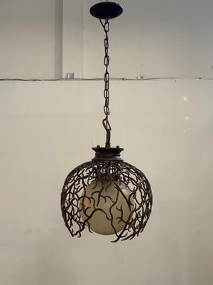 Golden Wrought Iron Pendant from Lam Lee Group, 1990-IJR-1109513