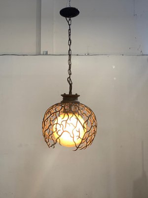 Golden Wrought Iron Pendant from Lam Lee Group, 1990-IJR-1109513